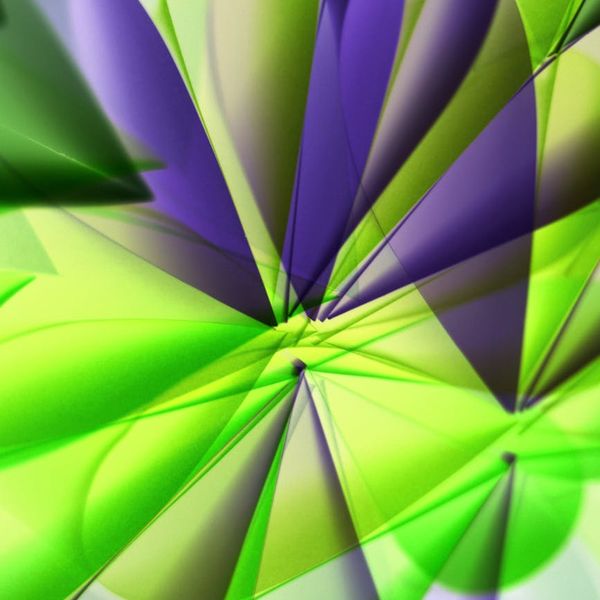 Abstract geometric patterns used for visual tracking exercises.